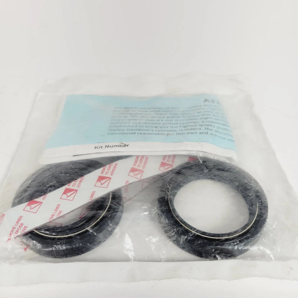 Tapones antipolvo sellos para patas de horquilla Harley-Davidson Dyna/Sportster XL Foto 3 de 4