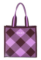 Oilily Susan Shopper Shopper Tasche Decadent Chocolate Braun Flieder Neu