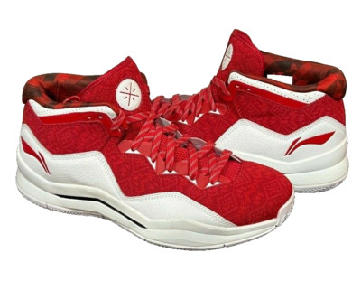 Way of Wade 3 Red Christmas Sweater Sample Li Ning Size 14.5 New