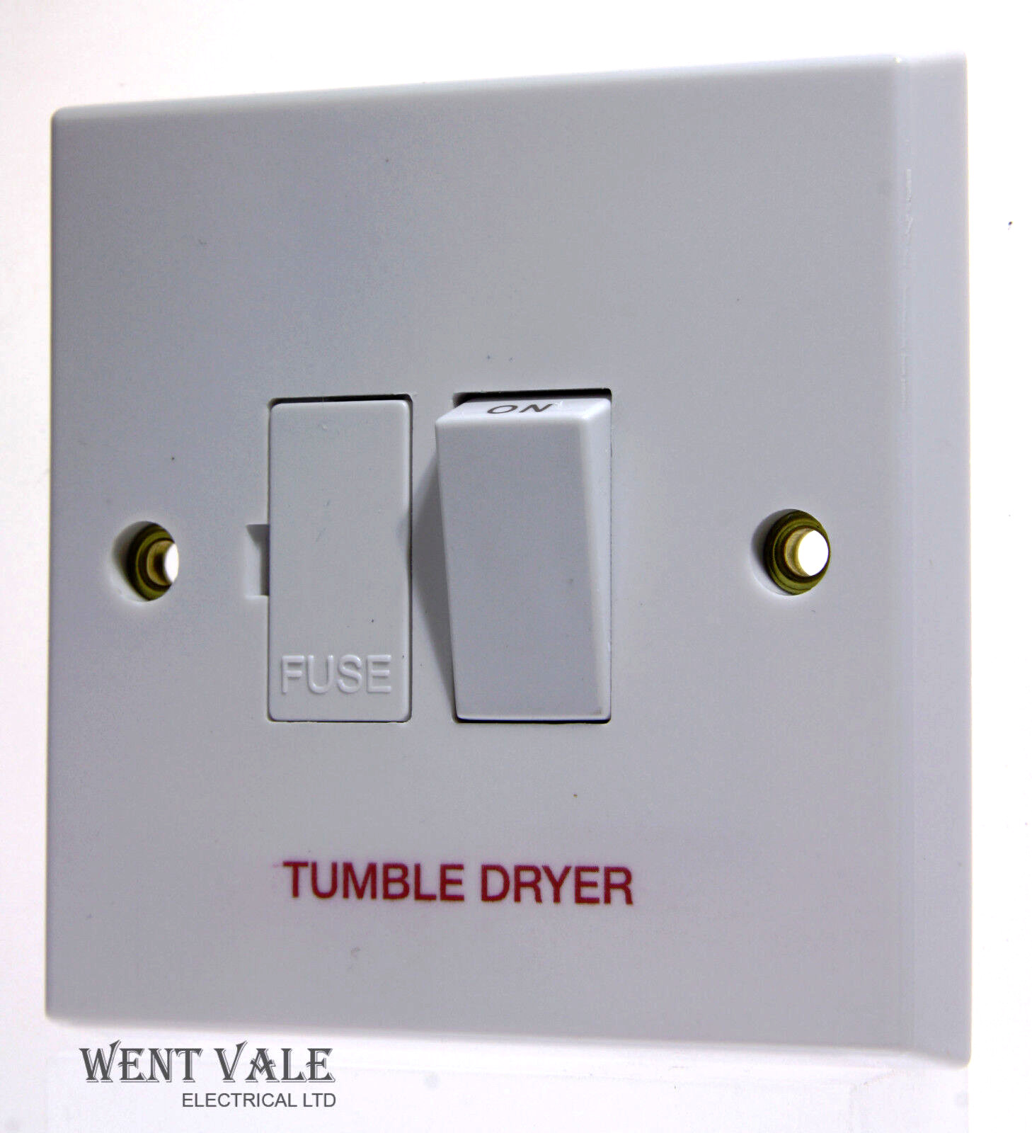 Volex - VX1080TD - 13a White Moulded Switched Fused Spur Marked ""Tumble Dryer""