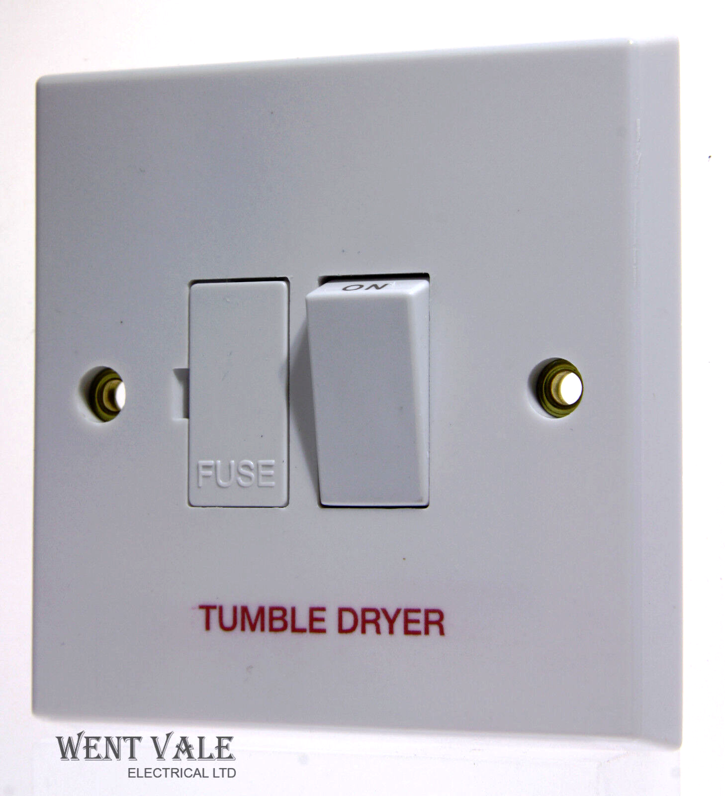 Volex - VX1080TD - 13a White Moulded Switched Fused Spur Marked ""Tumble Dryer""