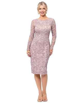 XSCAPE Petite Embellished Lace Sheath Dress Taupe Size 4P Style 5479XP $249 | eBay XSCAPE Petite Embellished Lace Sheath Dress Taupe Size 4P Style 5479XP $249 | eBay