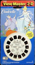 Disney's Cinderella 3d View-Master 3 Reel Set SEALED