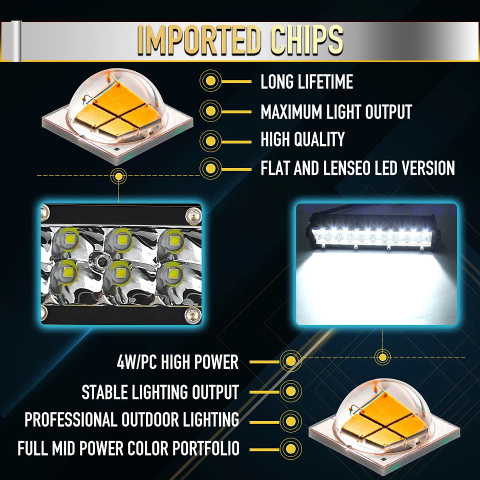 Barra de luz de trabajo LED de 26" combo de inundación puntual todoterreno para Toyota 4Runner Tacoma RAV4 Foto 3 de 4