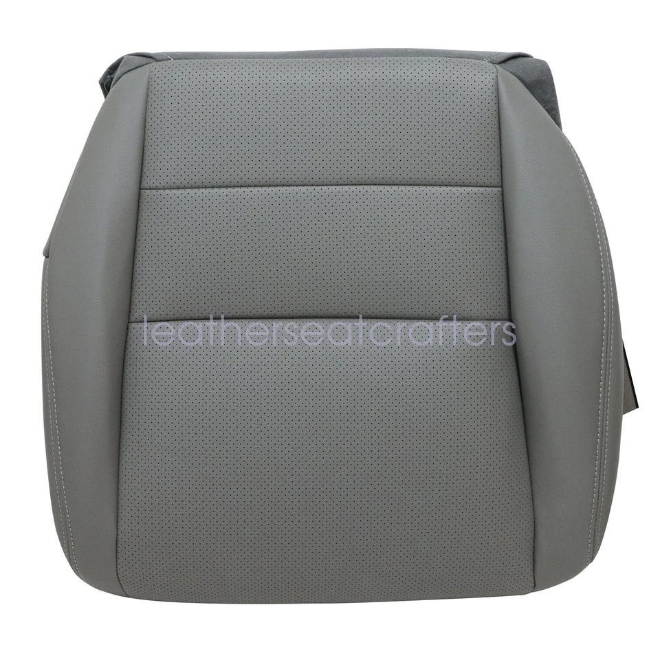 Cubierta de asiento de cuero inferior del conductor gris perfecto para 2004 2005 2006 2007 2008 Acura TL Foto 4 de 4