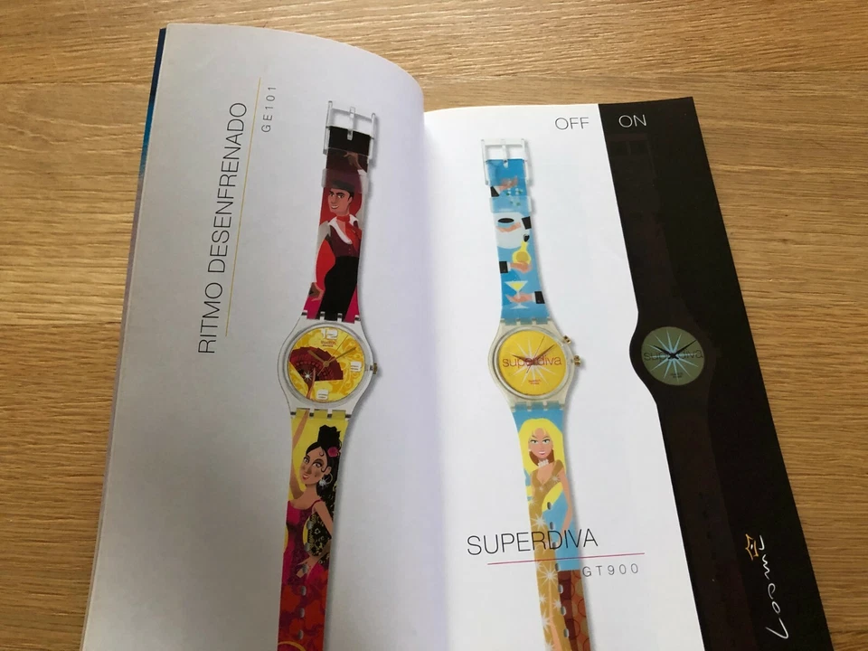 Vintage SWATCH Catálogo - Coleção de Relógios - Coleção Primavera Verão 2003 - Imagem 2 de 4