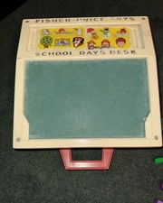 Vintage Original 1972 Fisher Price School Days Portable Play Desk 176