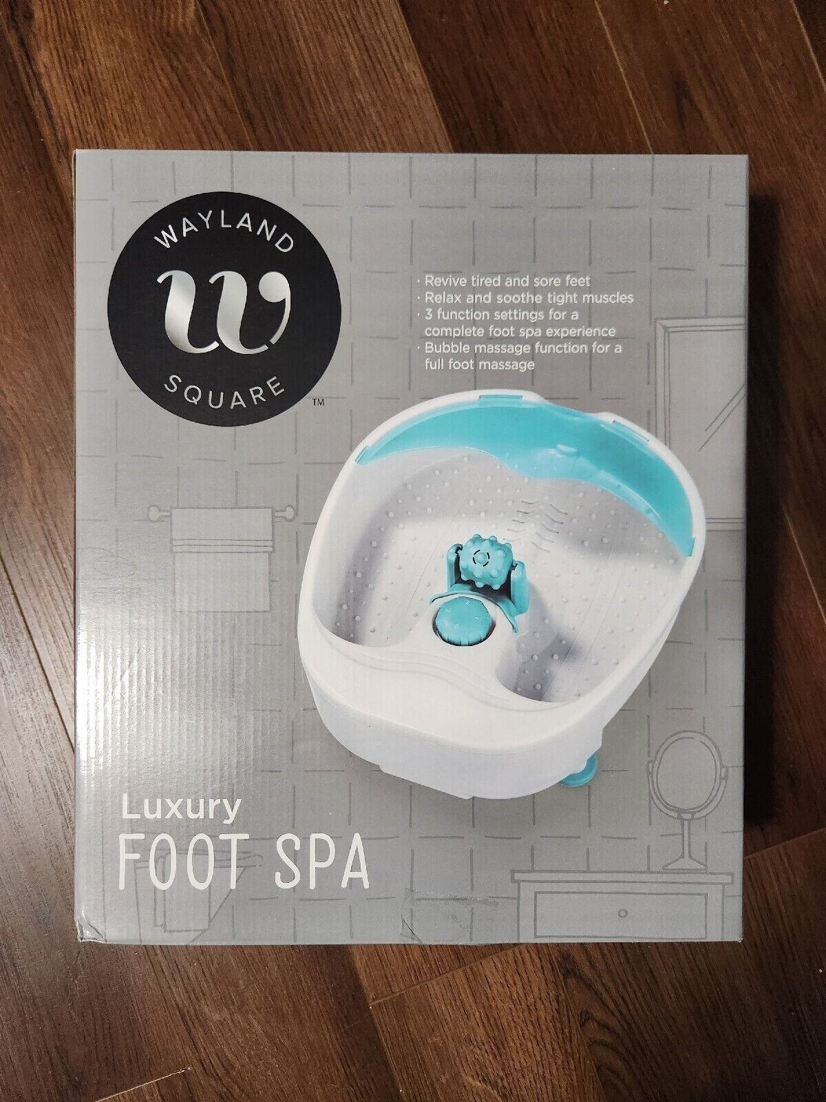 Luxury Foot Spa Bath New in Box Massager Water warm Bubbler 