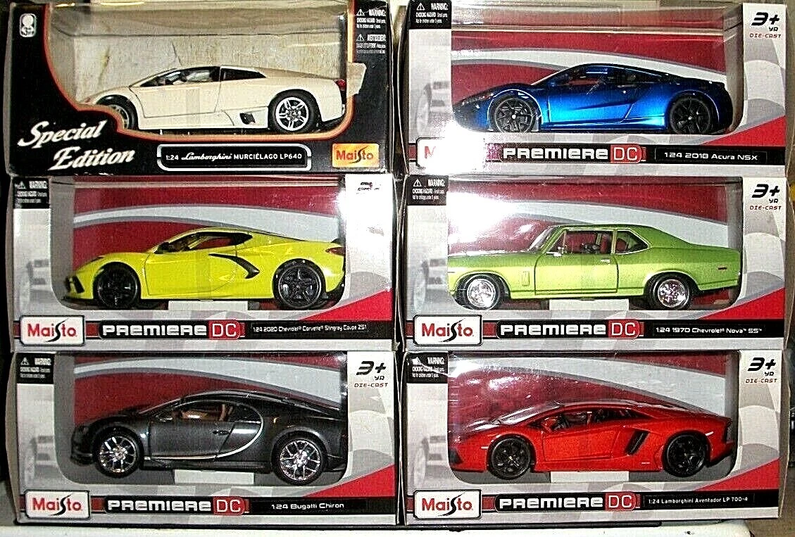 Maisto Premiere 1:24/1.25 Model Cars Various Models-You Choose NEW CARS  ADDED