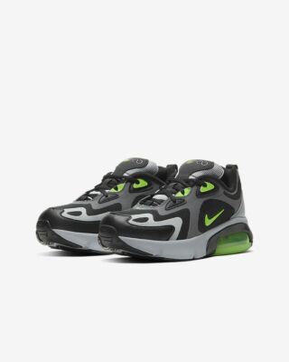 nike air max 200 black and green