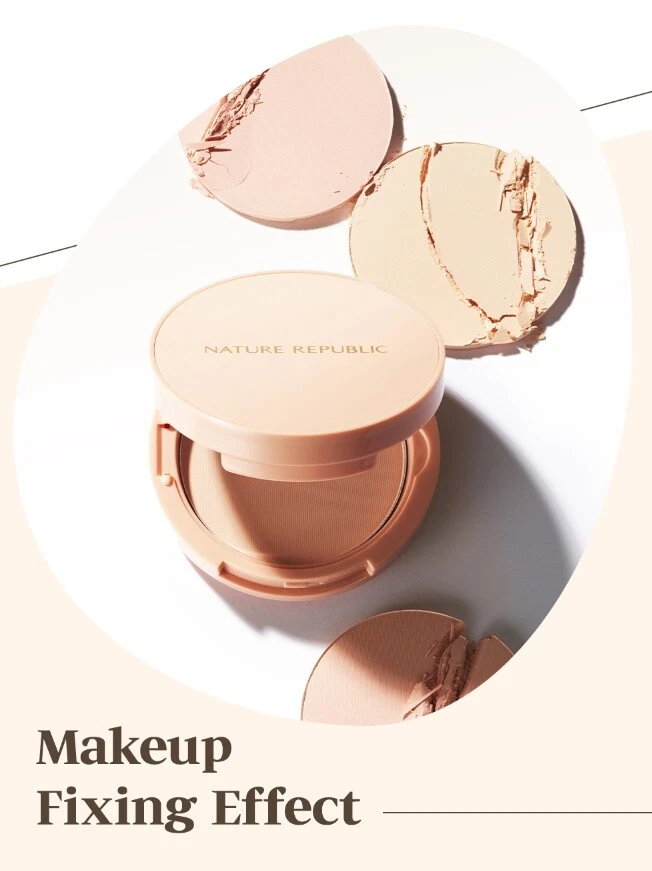 Nature Republic Provence Fixer Pact 12 г Прессованная Порошковая Отделка Порошок Pact НОВАЯ - Изображение 4 из 4