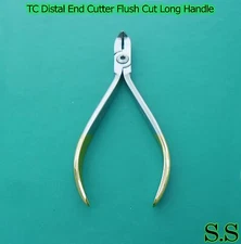 6 Pieces Of TC Distal End Cutter Flush Cut With Long Handle Orthodontic Dental 