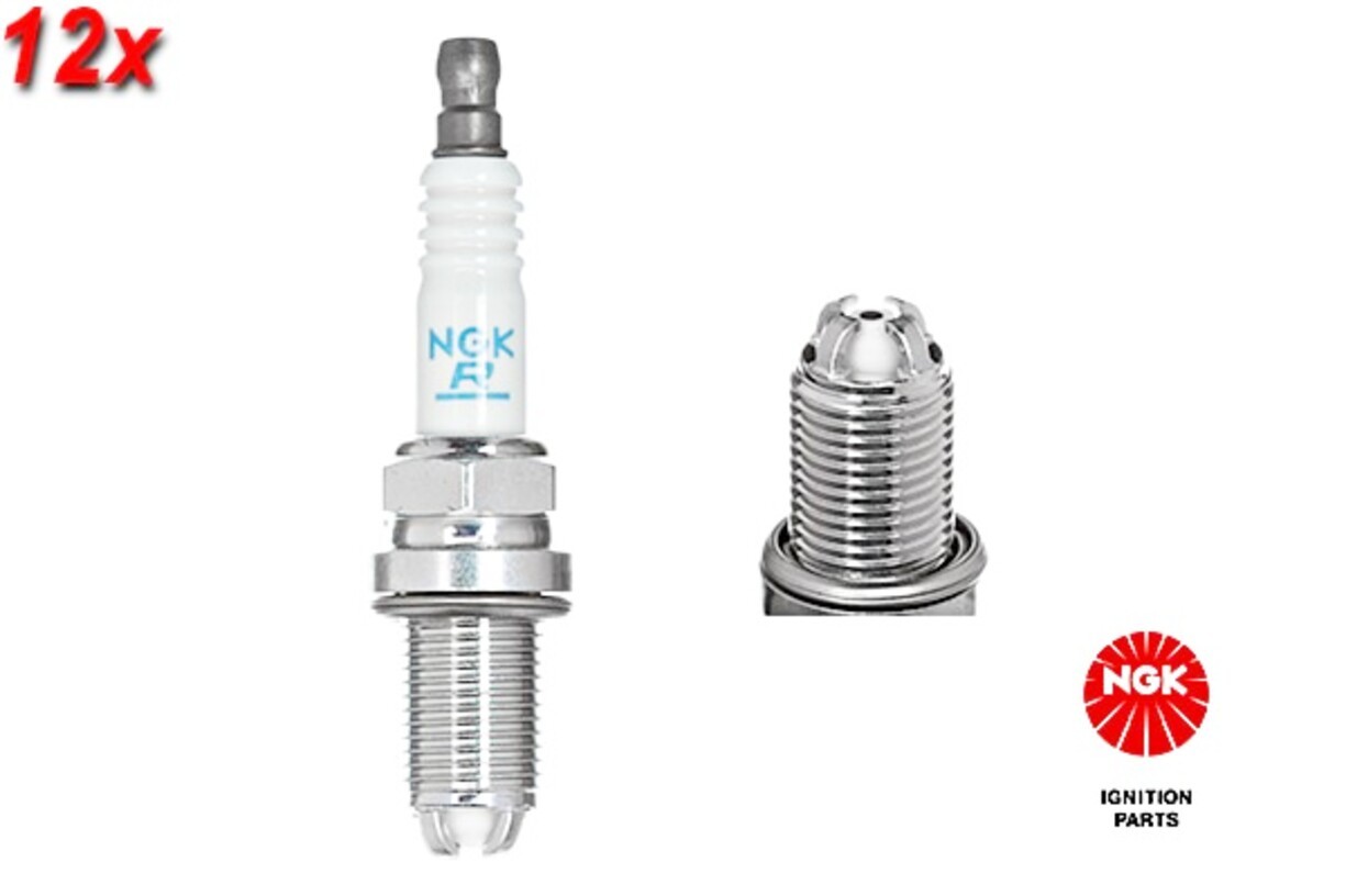 NGK 12x Spark Plug For ALPINA B3 AUDI BENTLEY BMW LAND ROVER MINI 94-17 0141871