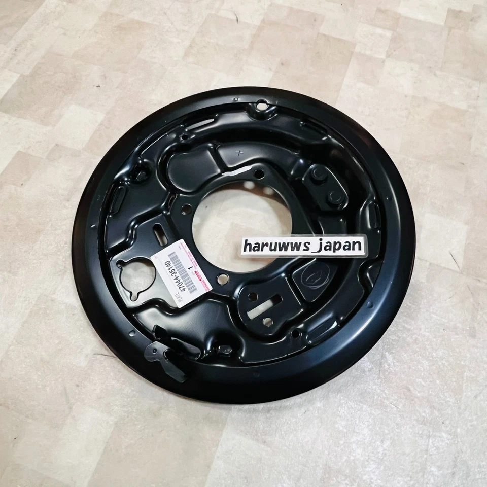 Juego de placas de respaldo de freno trasero derecho izquierdo genuino nuevo OEM Toyota 1985-1995 4Runner RN10# Foto 4 de 4