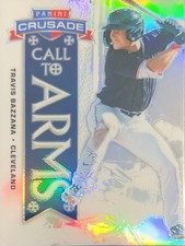 2025 Panini Crusade Prizm Travis Bazzana #6 Silver Call to Arms