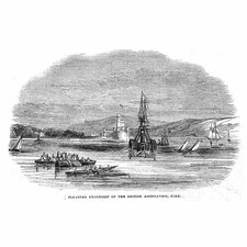 IRLAND Pleasure Excursion of the British Association at CORK - Antikdruck 1843