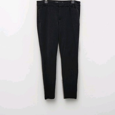 Old Navy Womens 14 Tall Gray High Rise Pixie Pants Ankle Length Stretch