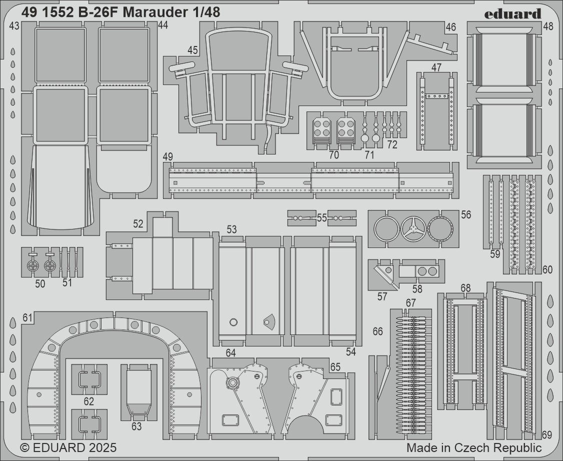 Eduard ED491552 Martin B-26F Marauder 1:48
