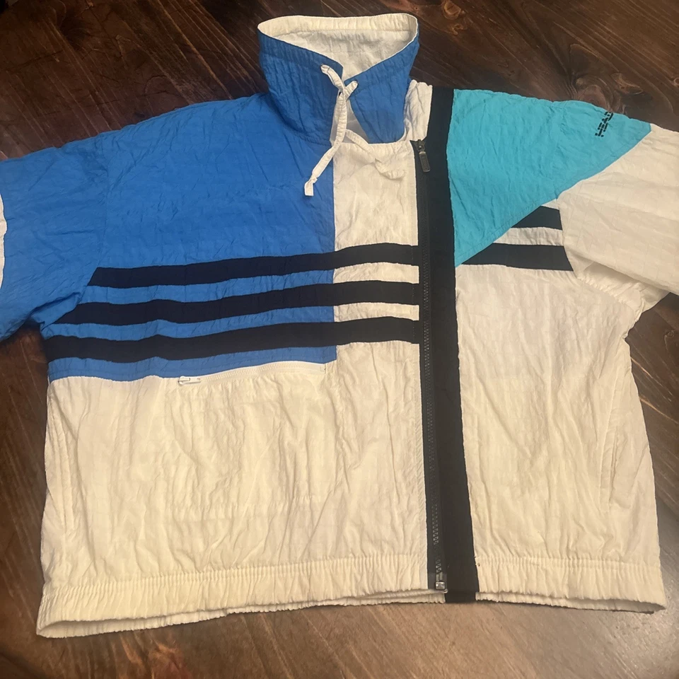 Винтажная мужская маленькая ветровка теннисный ракетбол 80-е/90-е  - Изображение 2 из 4