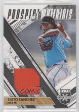 2019 Panini Elite Extra Edition Prospect Materials Black Sixto Sanchez 0a3u