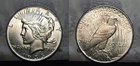 1935 P Peace Silver Dollar $1 BU Light Toning