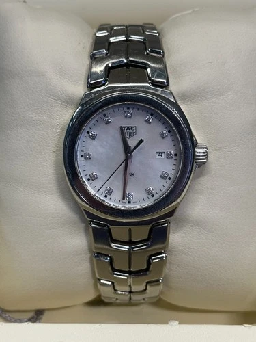 Tag Heuer Link Quartz 32mm White Diamond Dial Women's Watch WBC1312.BA0600