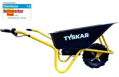 Dumper AKKU Schubkarre Tyskar ESK500PRO elektrische Schubkarre