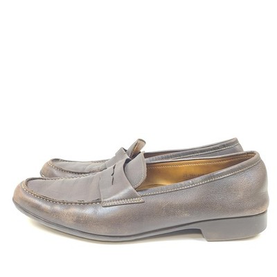 J. M. Weston Calf 625 Leather Mocassins Loafers Shoes Brown Sz 10.5