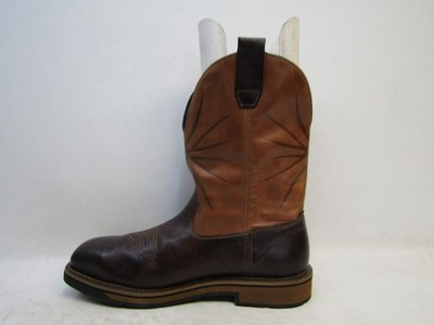 Irish Setter Mens Sz 13 D Brown Leather Steel Toe Cowboy  display picture 3