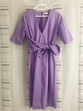 Valentino Women Dress Knee Length Purple 40 VHTF Designer Collection Popular Pro