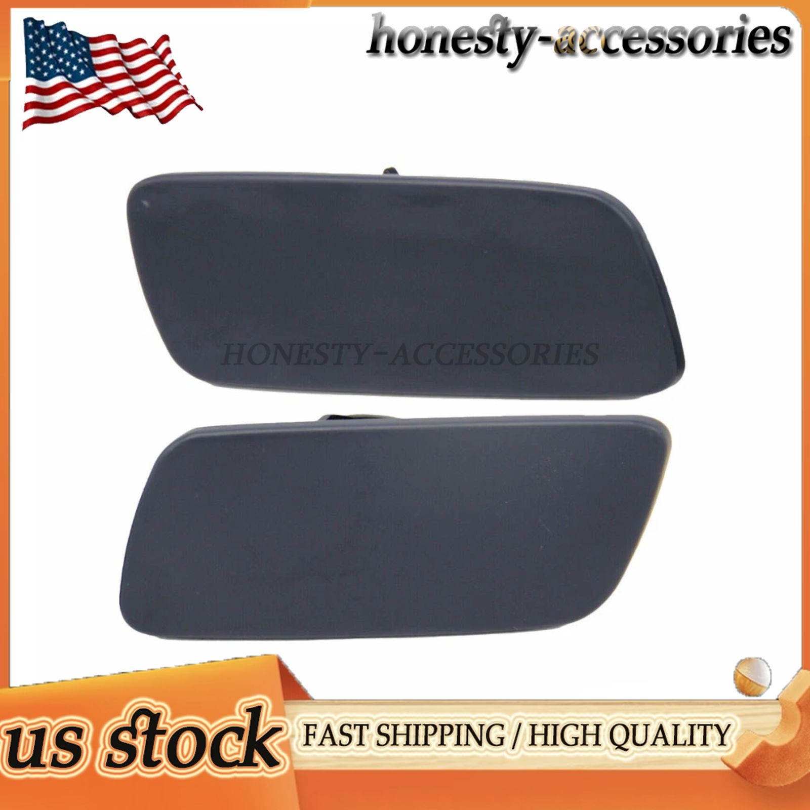 For 10-18 Rolls-Royce Ghost LH+RH Headlight Washer Cover 61677244959 61677244960