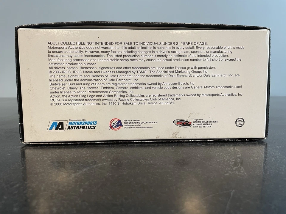 Action DALE EARNHARDT 1989 #3 粉色 BUDWEISER 1/24 压铸 IROC Camaro 1/333 — 第 3/4 张图片