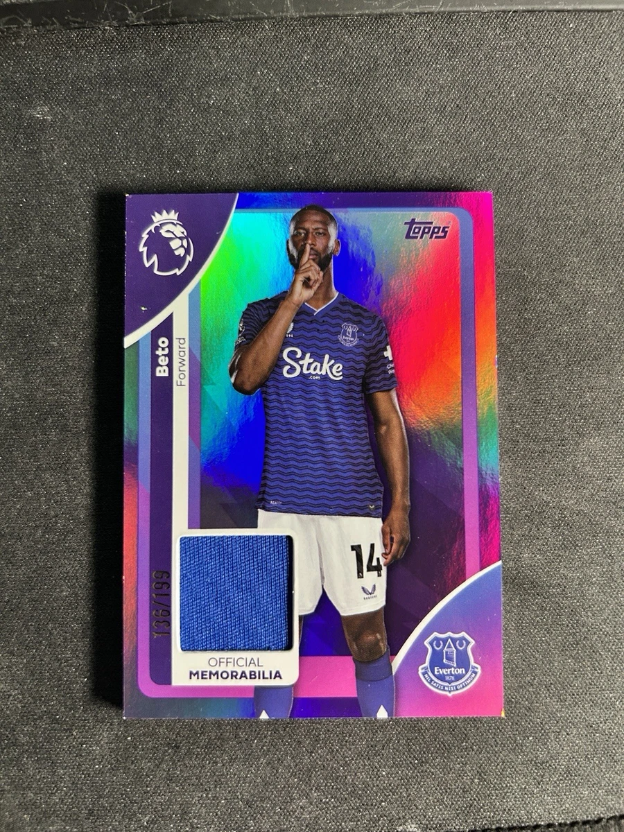 Soccer Everton Sports Trading Cards & Accessories Memorabilia for