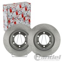 2X Ferodo 319Mm Bremsscheiben BelÜFtet Vorne Passend FüR Toyota 4 Land | DDF1008