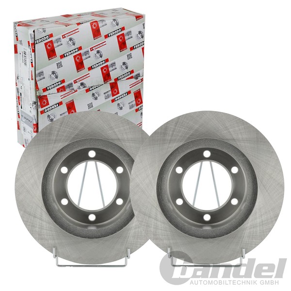 2X Ferodo 319Mm Bremsscheiben BelÜFtet Vorne Passend FüR Toyota 4 Land | DDF1008-image