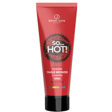 SEVEN 7 SUNS SO HOT! SONNENBANK BR&Auml;UNUNGSLOTION CREME PRICKELNDER BRONZER