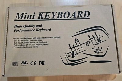 1 PCS NEW fit for Advantech Compact Keyboard 88 Keys ACK-595 Black Vintage 2002
