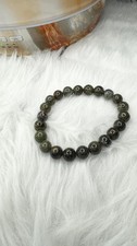 Dragon Blood Jasper Beaded Bracelet   8mm  Made to Order