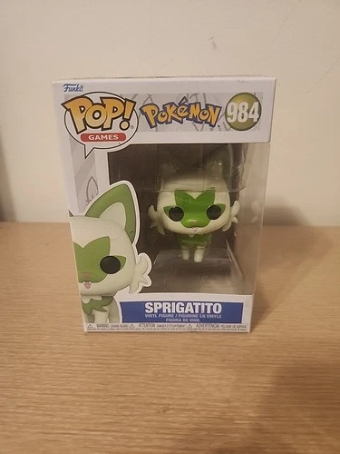 Funko Pop! Games Sprigatito Figure #984 Exclusive Pokémon Collectible