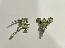 Overwatch Gold Variant Pins | Genji & Sombra | Blizzard | Lot of 2