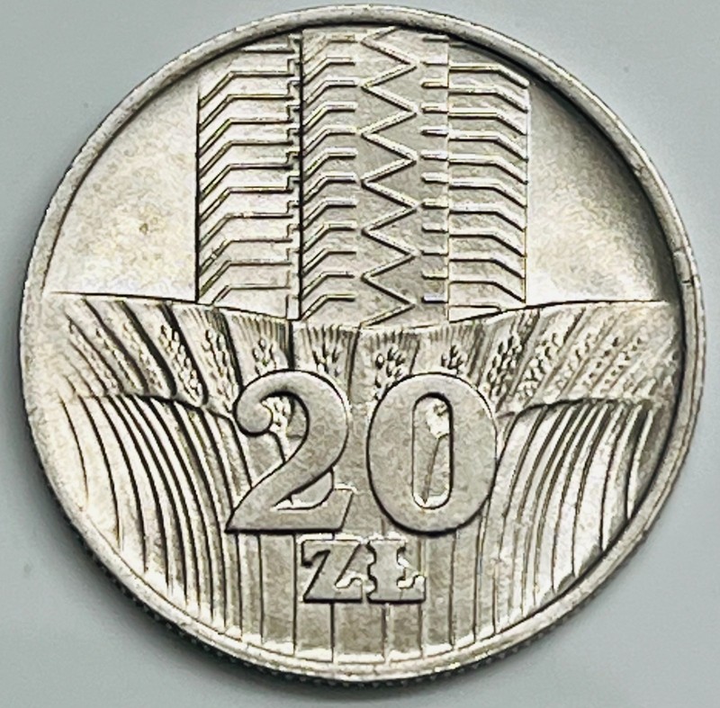 1973 Poland 20 Zlotych Y# 67 Circulated Condition