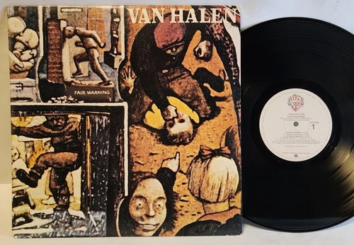 Van Halen - Fair Warning LP - OG Press - Hard Rock Metal - VG++