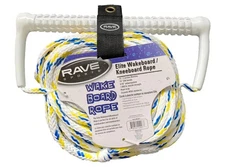 Rave® Sports 75' Elite Wakeboard/Kneeboard Rope - 75' 3 Section Mainline - NEW
