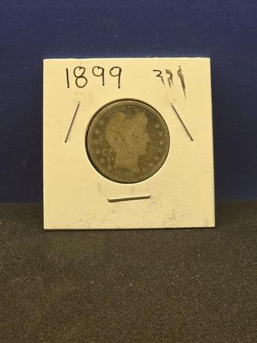 1899 SILVER BARBER QUARTER NICE COIN HARD TO FIND DATE SILVER COIN 90%