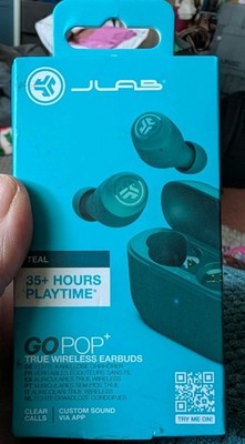 JLab Go Air Pop True Wireless Bluetooth In-Ear Ohrhörer EQ3 Sound Bass Boost Teal