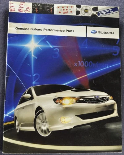 2004-2007 Subaru Performance Parts Catalog Brochure Impreza WRX  Legacy Original