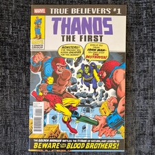 THANOS THE FIRST #1 (2018) MARVEL TRUE BELIEVERS facsimilie First Print