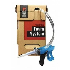 Spray Foam Insulation Sealant Kit Two Cylinder 4 lb Straw Indoor R-7.2