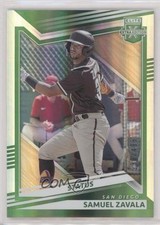 2022 Panini Elite Extra Edition Status Green 239/499 Samuel Zavala #101 09an