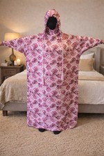 New Ramadan Muslim Double Hooded Abaya Dubai Islam Prayer/ Cotton Fabric...